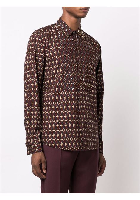 camicia fantasia ricamata DRIES VAN NOTEN | Camicia | CURLETUXEMB3068358